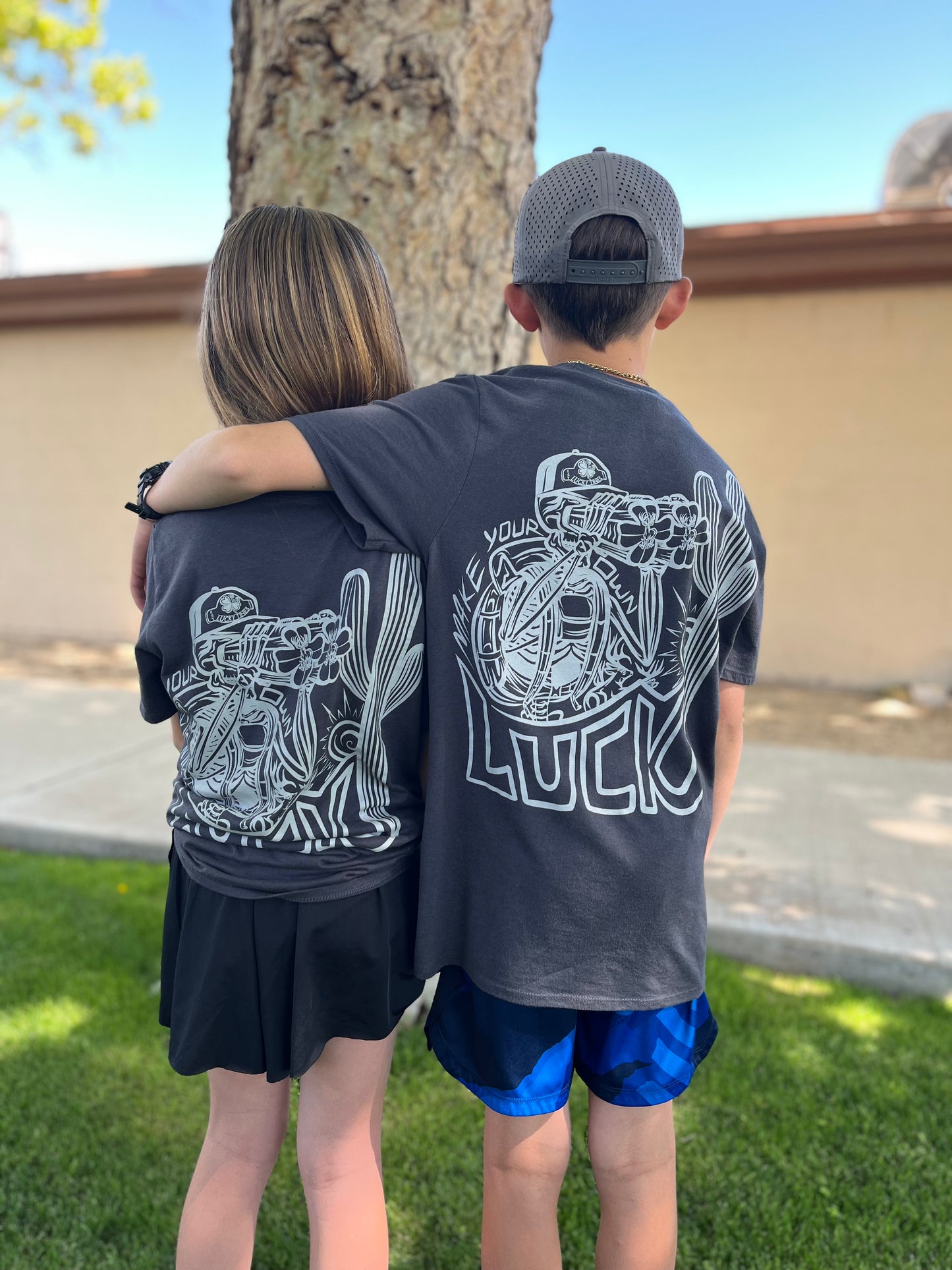 MAKE YOUR OWN LUCK TEE (YOUTH)