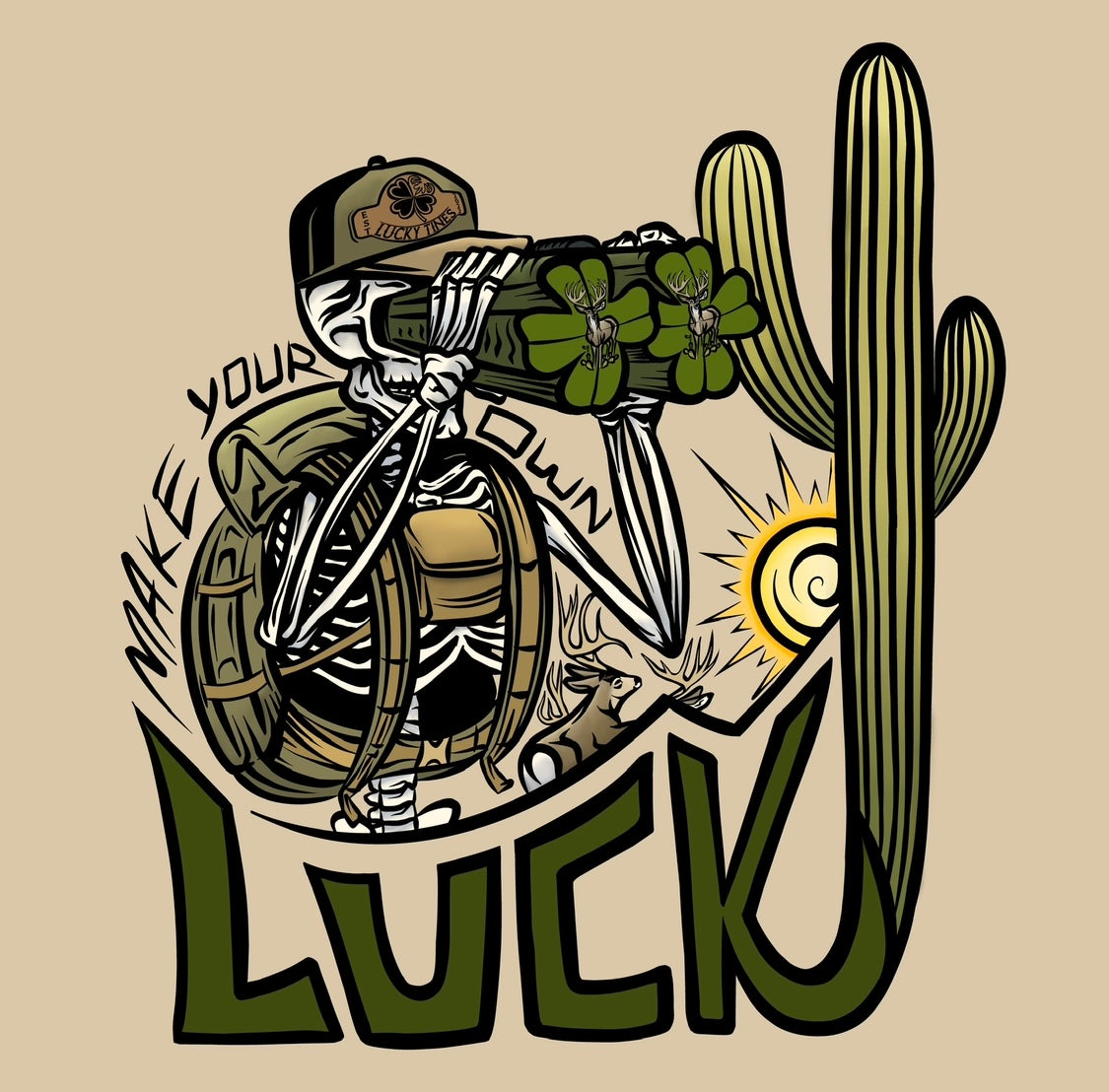 MAKE YOUR OWN LUCK TEE