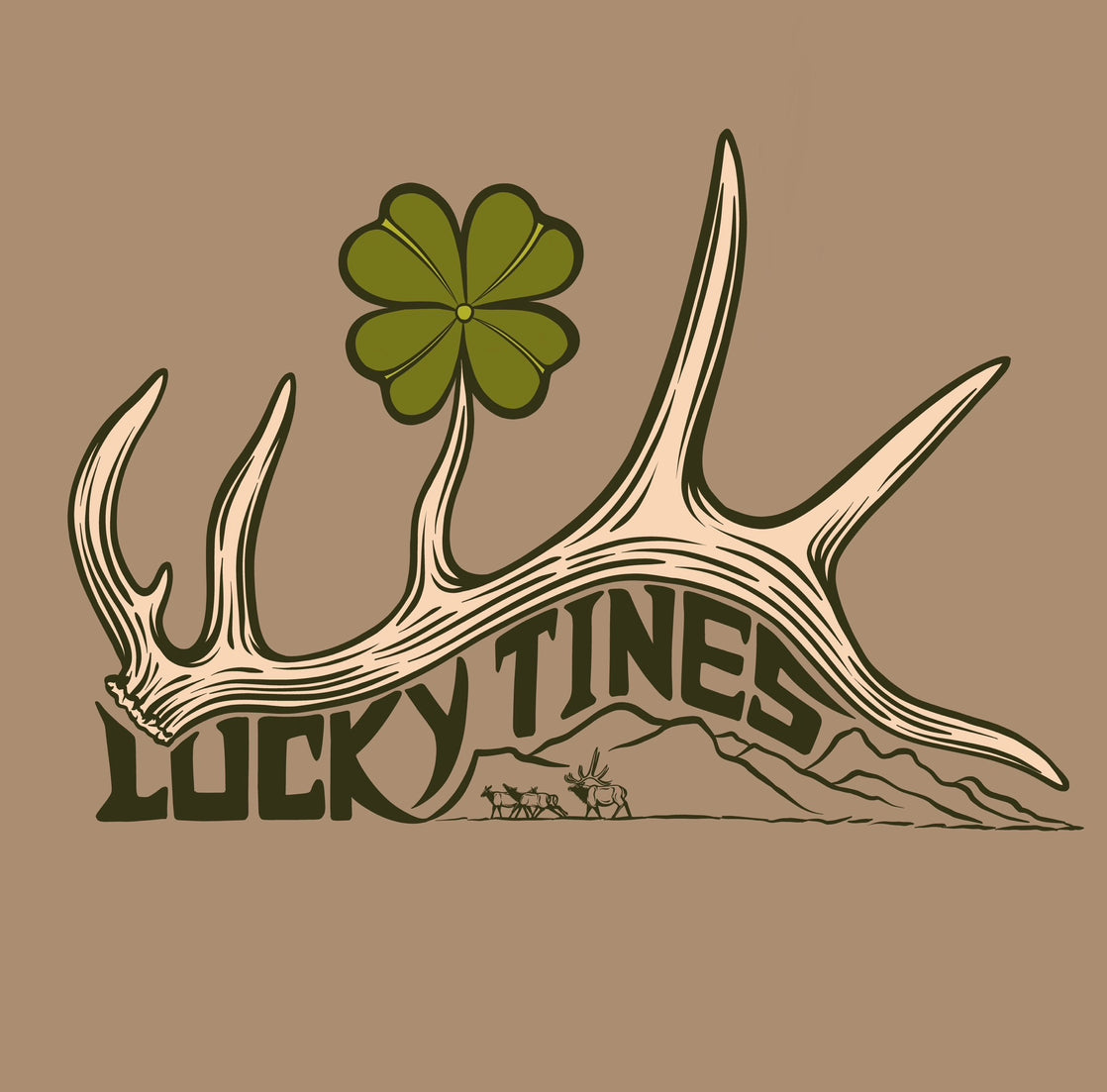 LUCKY ELK SHED TEE