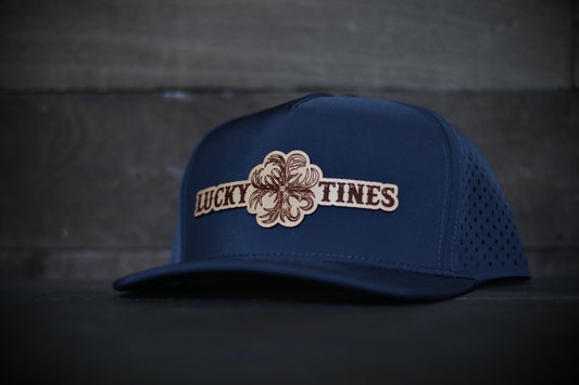 LUCKY FOUR-NAVY PERFORMANCE HAT