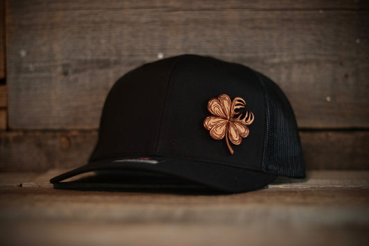 LUCKY COUES-BLACK BENT BRIM HAT